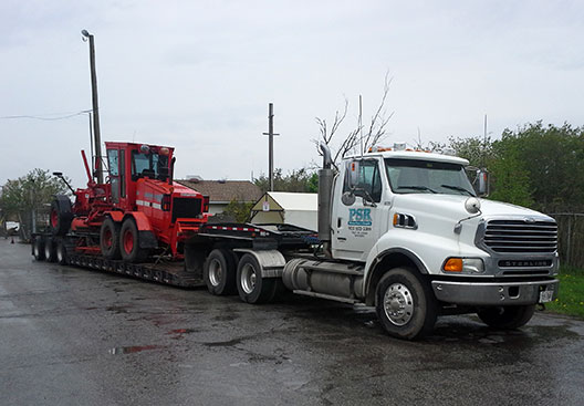 loaded truck